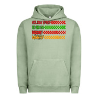 Pigment Oil Green holiday spirit hohoho bright merry Urban Hoodie - MaliasSmallBusiness