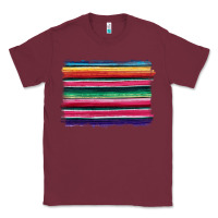 Burgundy serape Classic Tee - BarkalooDesign