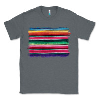 Charcoal Heather serape Classic Tee - BarkalooDesign