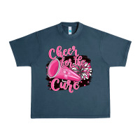 Midnight Navy Cheer For The Cure Urban Heavy Tee - BarkalooDesign