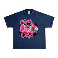 Navy Cheer For The Cure Urban Heavy Tee - BarkalooDesign
