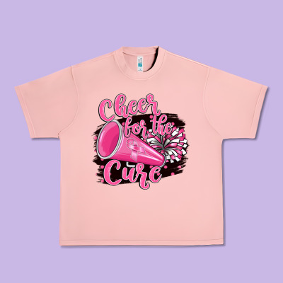 Cheer For The Cure Urban Heavy Tee Designed By Barkaloodesign