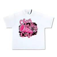 White Cheer For The Cure Urban Heavy Tee - BarkalooDesign