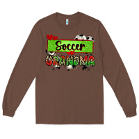 Chestnut soccer grandma with leopard Long Sleeve Tee - Zillion Design Studio