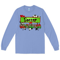 Colony Blue soccer grandma with leopard Long Sleeve Tee - Zillion Design Studio
