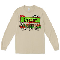 Mushroom soccer grandma with leopard Long Sleeve Tee - Zillion Design Studio
