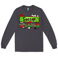 Smoke soccer grandma with leopard Long Sleeve Tee - Zillion Design Studio