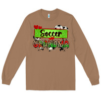 Toasted Coconut soccer grandma with leopard Long Sleeve Tee - Zillion Design Studio