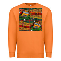 Carrot christmas school bus seamless pattern Premium Sweatshirt - BundleAndBundleShop