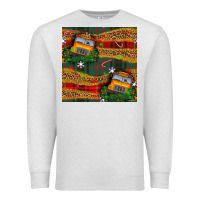 Oatmeal Heather christmas school bus seamless pattern Premium Sweatshirt - BundleAndBundleShop
