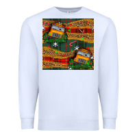 White christmas school bus seamless pattern Premium Sweatshirt - BundleAndBundleShop