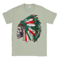 Matcha mexican indian headdress with skull Classic Tee - RanaPortraitStore