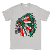 Moon Dust mexican indian headdress with skull Classic Tee - RanaPortraitStore