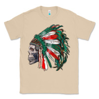Mushroom mexican indian headdress with skull Classic Tee - RanaPortraitStore