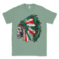 Sage mexican indian headdress with skull Classic Tee - RanaPortraitStore