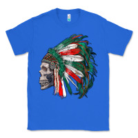 True Royal mexican indian headdress with skull Classic Tee - RanaPortraitStore