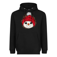 Black snowman Heavyweight Hoodie - JahusDesignShop