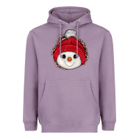 Lavender snowman Heavyweight Hoodie - JahusDesignShop