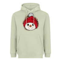 Matcha snowman Heavyweight Hoodie - JahusDesignShop