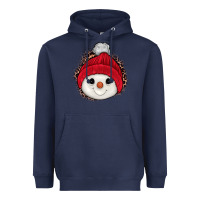 Navy snowman Heavyweight Hoodie - JahusDesignShop