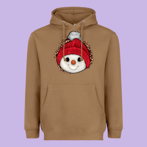Snowman Heavyweight Hoodie Designed By Jahusdesignshop
