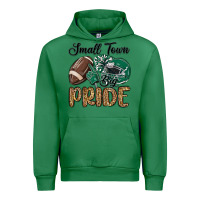 Emerald small town big pride green Urban Hoodie - MaliasSmallBusiness