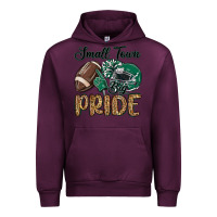 Mauve Wine small town big pride green Urban Hoodie - MaliasSmallBusiness