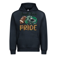 Navy small town big pride green Urban Hoodie - MaliasSmallBusiness