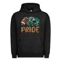 Pigment Black small town big pride green Urban Hoodie - MaliasSmallBusiness