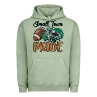 Pigment Oil Green small town big pride green Urban Hoodie - MaliasSmallBusiness
