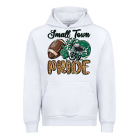 White small town big pride green Urban Hoodie - MaliasSmallBusiness