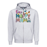 Heather Grey One Hoppy Mama Zipper Hoodie - Neo Western