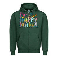 Sports Green One Hoppy Mama Zipper Hoodie - Neo Western