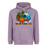 Lavender merry Christmas camp Heavyweight Hoodie - AdoDesignShop