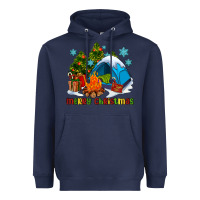 Navy merry Christmas camp Heavyweight Hoodie - AdoDesignShop