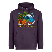 Plum merry Christmas camp Heavyweight Hoodie - AdoDesignShop