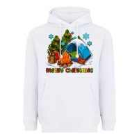 White merry Christmas camp Heavyweight Hoodie - AdoDesignShop