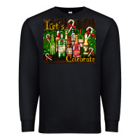 Black Christmas cocktail Premium Sweatshirt - AdoDesignShop
