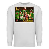 Dove Grey Christmas cocktail Premium Sweatshirt - AdoDesignShop