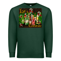 Sports Green Christmas cocktail Premium Sweatshirt - AdoDesignShop