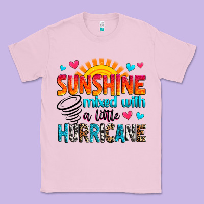 Sunshine Mixed With A Little Hurricane Classic Tee Designed By Zillion Design Studio
