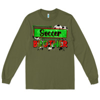Army Green soccer brother Long Sleeve Tee - Zillion Design Studio