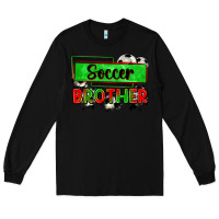 Black soccer brother Long Sleeve Tee - Zillion Design Studio