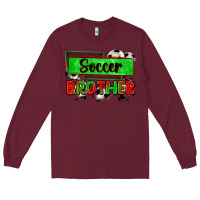 Burgundy soccer brother Long Sleeve Tee - Zillion Design Studio