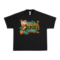 Black Pumpkin spice junkie Urban Heavy Tee - RanaPortraitStore