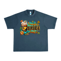 Midnight Navy Pumpkin spice junkie Urban Heavy Tee - RanaPortraitStore