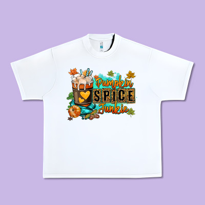 Pumpkin Spice Junkie Urban Heavy Tee Designed By Ranaportraitstore