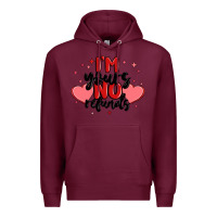 Burgundy i'm yours no refunds Premium Hoodie - MaliasSmallBusiness