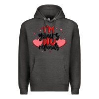 Charcoal Heather i'm yours no refunds Premium Hoodie - MaliasSmallBusiness