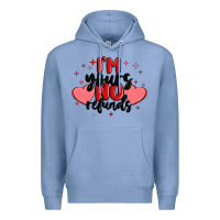 Colony Blue i'm yours no refunds Premium Hoodie - MaliasSmallBusiness
